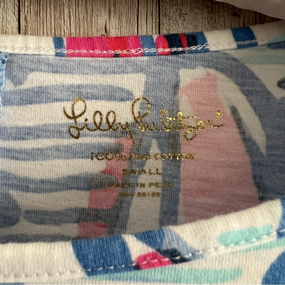Lilly Pulitzer Marlowe Red Right Return Sailboat Nautical Coastal Dress Small - Picture 3 of 4